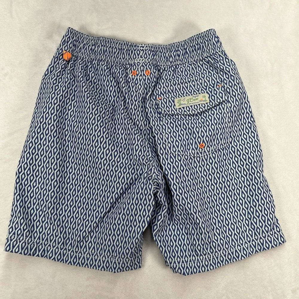 J Crew Crewcuts Swim Trunks Boys 12 Coastal Beach Summer Pool